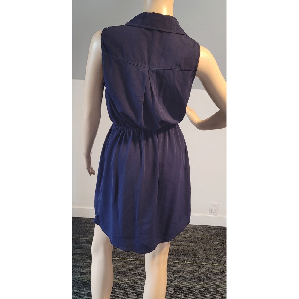 Bebop S Navy Blue Summer Dress Style# ZGKQ-4433-K2, 100% Polyester - Picture 5 of 12
